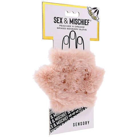 Peaches n CreaMe Spiked Sensory Glove by Sportsheets