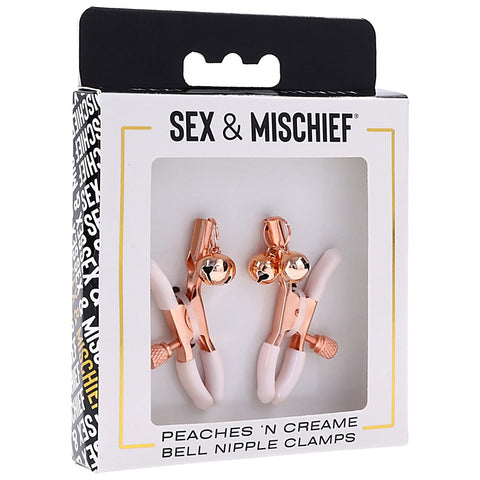 Peaches 'n CreaMe Bell Nipple Clamps by Sportsheets