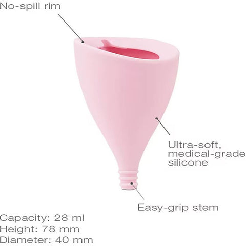 Lily Ultra Smooth Menstrual Cup by Intimina