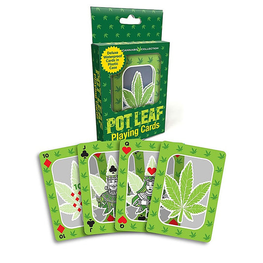 Pot Leaf Waterproof Novelty Playing Cards by Little Genie