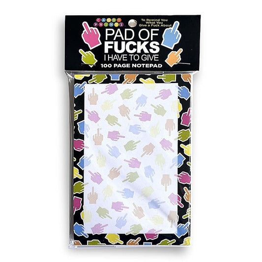 Pad Of Fucks I Have To Give! Notepad by Little Genie