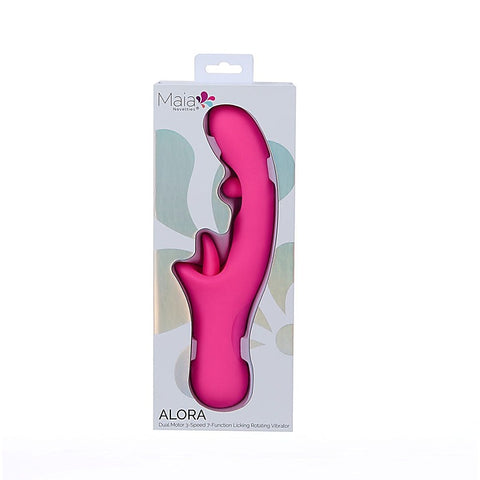 ALORA USB Rechargeable Rotating & Licking Vibrator