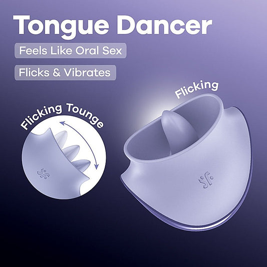 Tongue Dancer Rechargeable Flicking Stimulator by Satisfyer