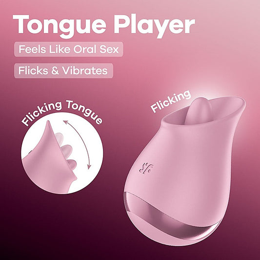 Tongue Player Rechargeable Clitoral Stimulator by Satisfyer