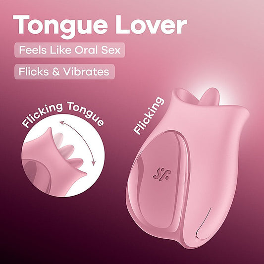 Tongue Lover Rechargeable Clitoral Vibrator by Satisfyer