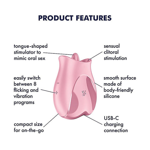 Tongue Lover Rechargeable Clitoral Vibrator by Satisfyer