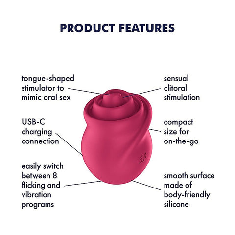 Tongue Twister USB Rechargeable Clit Stimulator by Satisfyer