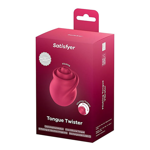 Tongue Twister USB Rechargeable Clit Stimulator by Satisfyer