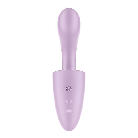 Tongue Expert Vibrator with Clitoral Stimulator by Satisfyer