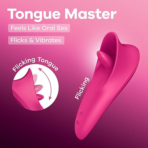 Tongue Master Flicking Clitoral Stimulator by Satisfyer