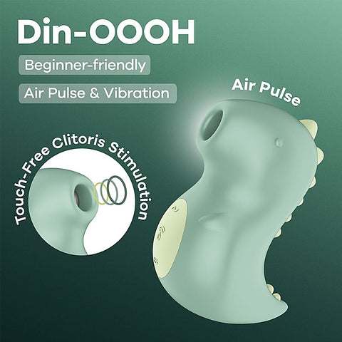 Din-OOOH Rechargeable Air Pulse Clit Stimulator by Satisfyer