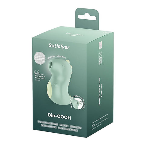 Din-OOOH Rechargeable Air Pulse Clit Stimulator by Satisfyer