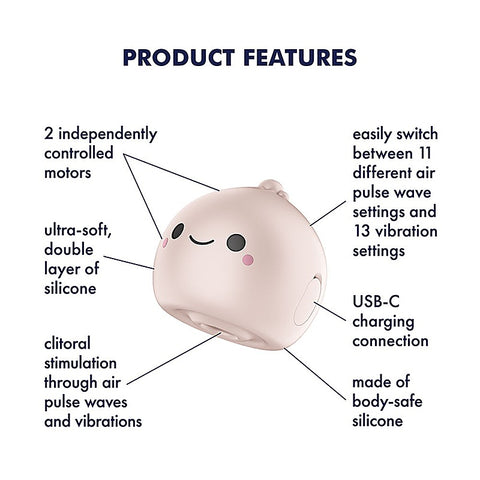 Mochi USB Rechargeable Air Pulse Clit Stimulator