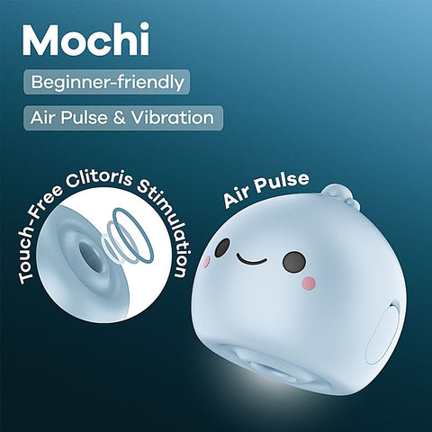 Mochi USB Rechargeable Air Pulse Clit Stimulator