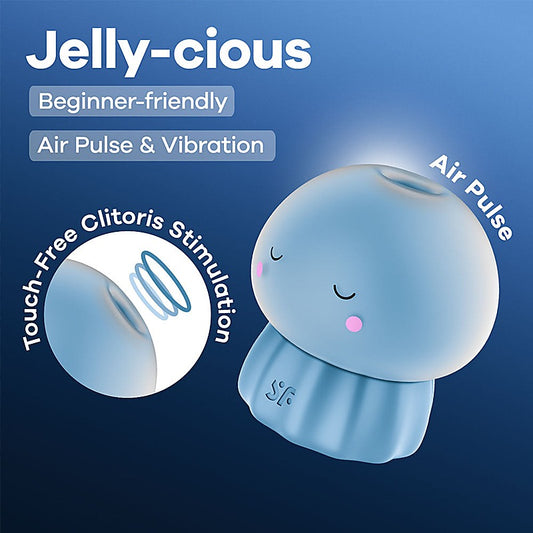 Jelly-cious Rechargeable Air Pulse Clit Stimulator