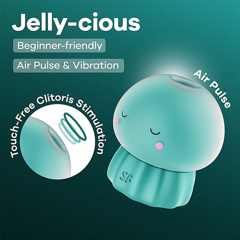 Jelly-cious Rechargeable Air Pulse Clit Stimulator