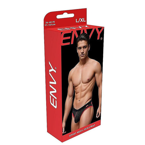 Envy Sport Mesh Jock Black by Envy Menswear