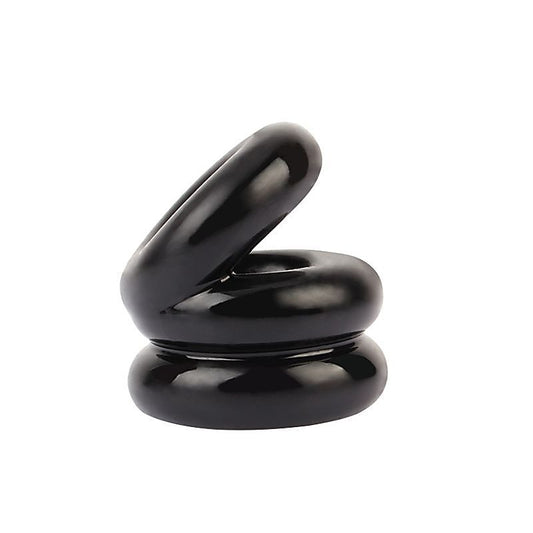 Stacked Dual Pleasure Male Pleasure Cock Ring by Chisa