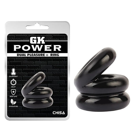 Stacked Dual Pleasure Male Pleasure Cock Ring by Chisa