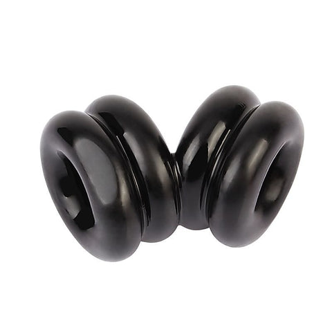 Double Stacked Dual Pleasure Mens Cock Ring by Chisa