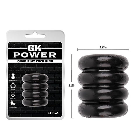 Quadplay Male Pleasure Ball and Cock Ring by Chisa