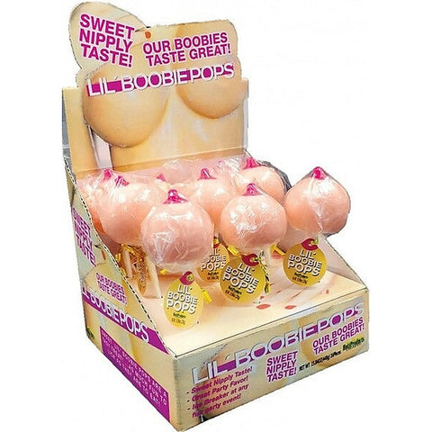 Lil' Boobie Shaped 9 Piece Lollipops by Hott Products