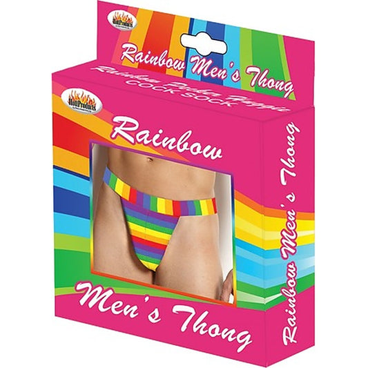 Rainbow Pecker Men's Thong by Hott Products