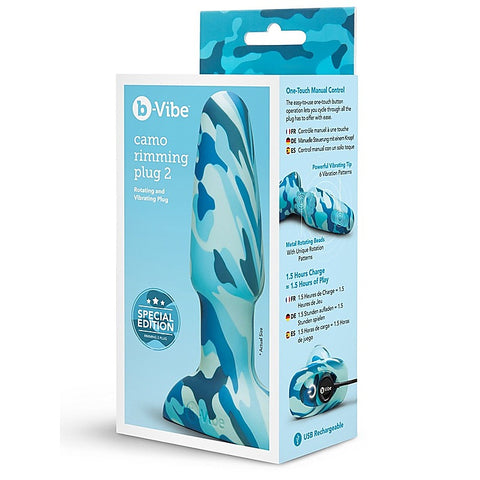 Rimming 2 Rotating and Vibrating Butt Plug by B-Vibe
