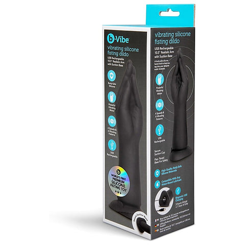 Usb Rechargeable Vibrating Silicone Fisting Dildo By B-Vibe