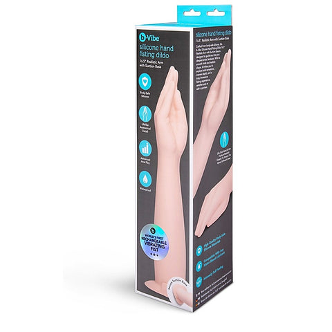 Silicone Hand Fisting Dildo With Suction Base by B-Vibe