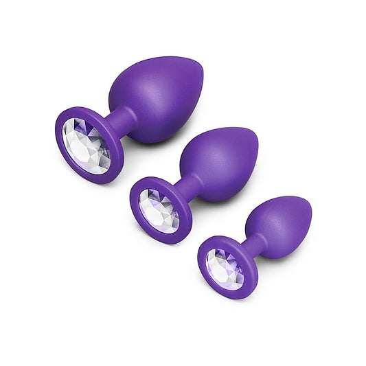 Jewel Butties 3 Piece Anal Training Set by B-Vibe