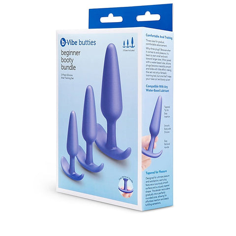 Butties Beginner Booty 3-Piece Anal Training Set by B-Vibe