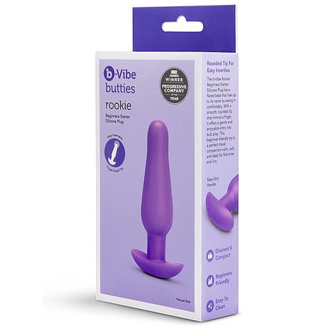 Rookie Beginners Starter Silicone Butt Plug by B-Vibe