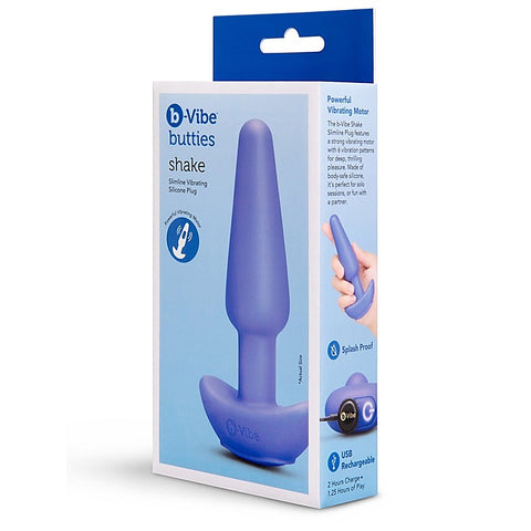Shake Slimline Vibrating Silicone Anal Plug by B-Vibe