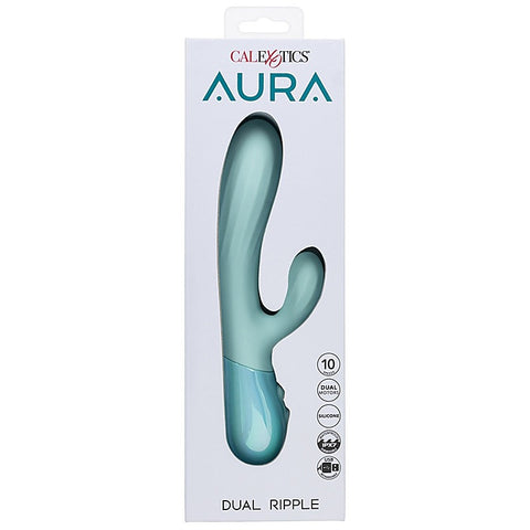 Aura Dual Ripple Rabbit Vibrator by California Exotics