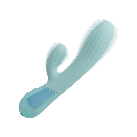 Aura Dual Ripple Rabbit Vibrator by California Exotics