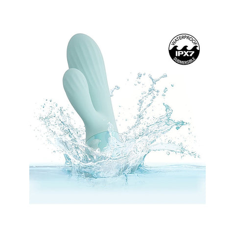 Aura Dual Ripple Rabbit Vibrator by California Exotics