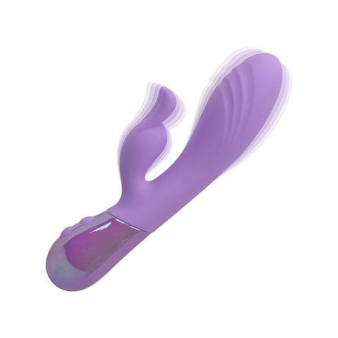 Aura Dual Bunny Ears Rabbit Massager by California Exotics