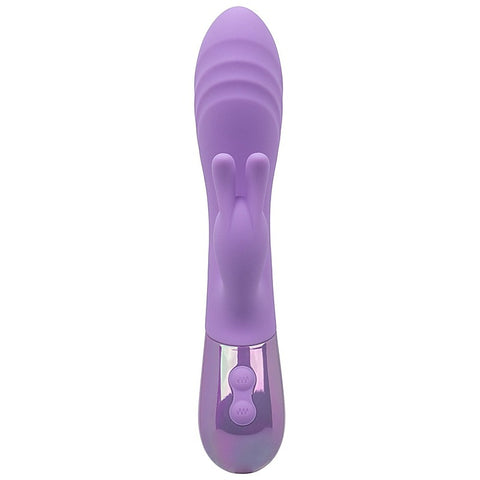 Aura Dual Bunny Ears Rabbit Massager by California Exotics