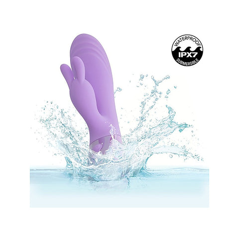 Aura Dual Bunny Ears Rabbit Massager by California Exotics