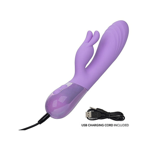 Aura Dual Bunny Ears Rabbit Massager by California Exotics