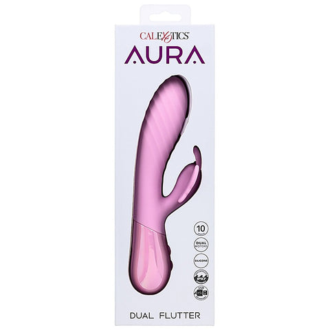 Aura Dual Flutter 10 Function Rabbit Vibrator