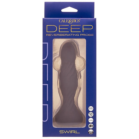 Deep Swirl Reverberating Butt Plug by California Exotics