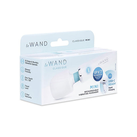 Classique 10 Functions Mini Wand Massager by Le Wand
