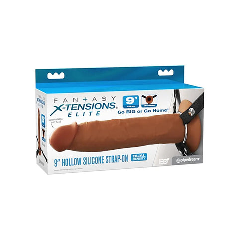 FX Elite 9in Silicone Hollow Strap-On by Pipedream Products