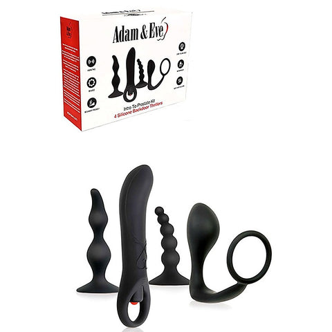 4 Piece Intro to Prostate Pleasure Kit by Adam & Eve