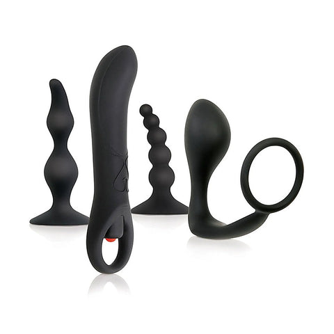 4 Piece Intro to Prostate Pleasure Kit by Adam & Eve