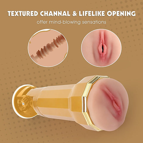 Lara Realistic Vagina Vibrating Cup by Chisa