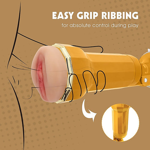 Lara Realistic Vagina Vibrating Cup by Chisa