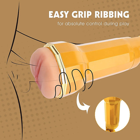 Kelsi Vibrating Realistic Vagina Cup by Chisa